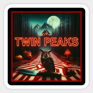 Twin Peaks Sticker